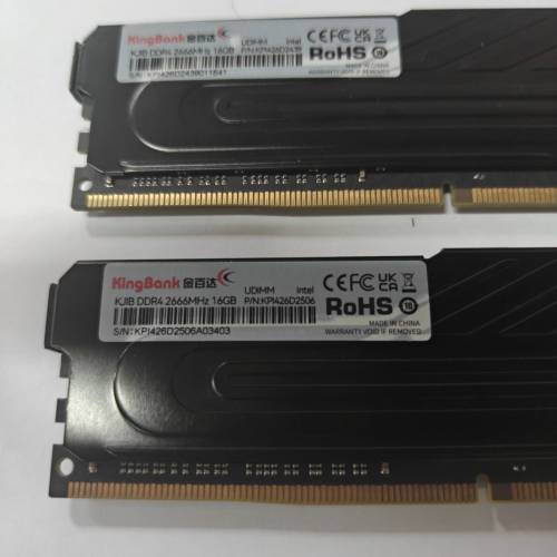 Kingbank 金百達 黑爵 DDR4 2666Mhz 16GB X 2 共32GB