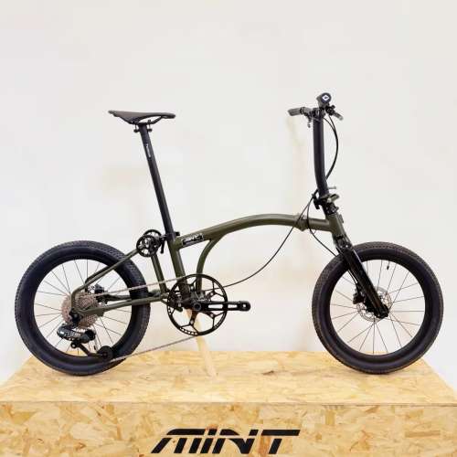2026 新款 Mint Discover 11速電變 桶軸油剎 20吋碳叉鉻鉬鋼折叠車 ( 三折叠小布 ...