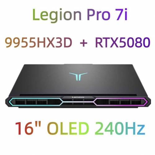 5080 + 9955HX3D + OLED Legion Pro7 32GB 1TB Lenovo Gaming Laptop 聯想拯救者 電...