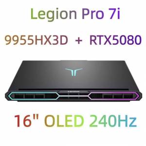 5080 + 9955HX3D + OLED Legion Pro7 32GB 1TB Lenovo Gaming Laptop 聯想拯救者 電...