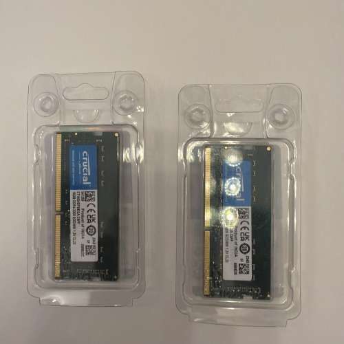 一對手提電腦 ddr4 16GB ram