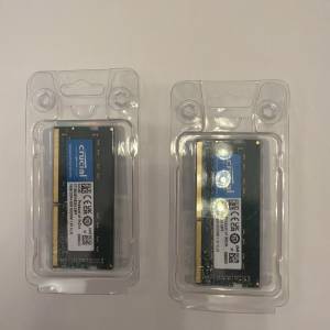 一對手提電腦 ddr4 16GB ram