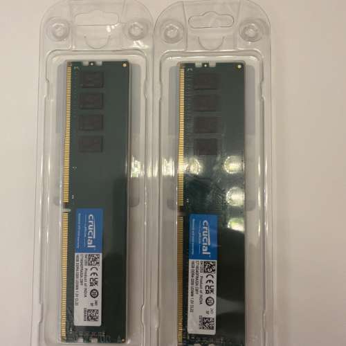 一對台式 ddr4 16 GB ram