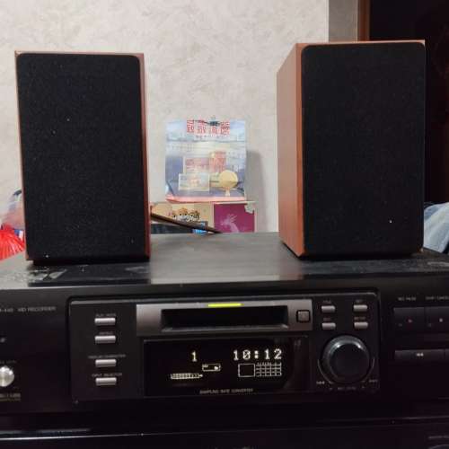 JVC XM448 BK MD 機，7成新，有花。