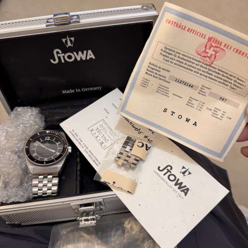 啡圈黑面無日曆！STOWA AUTOMATIC CHRONOMETER 300M SUB MADE IN GERMANY