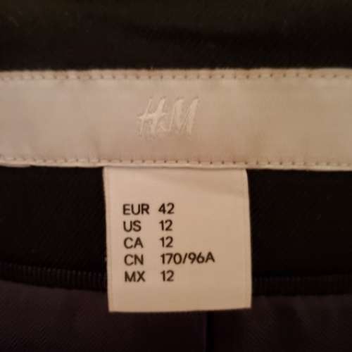 H&M 黒色女士西裝外套