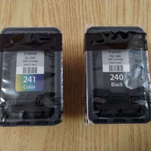 Canon 墨水匣CL-241 PG-240 原廠未開 Cartridge
