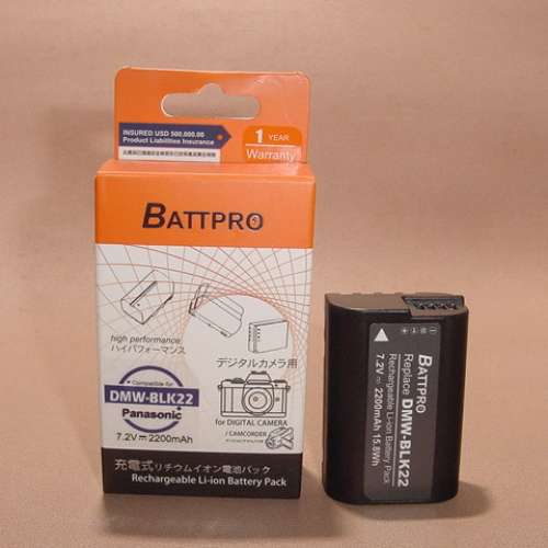 DMWBLK22 DMW-BLK22電池合PANASONIC S1 IIE,S9,GH5II,S5llX,L10,GH7,DC-S5M2,G9,GH5...