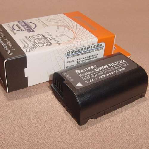 DMWBLK22 DMW-BLK22電池合PANASONIC S1 IIE,S9,GH5II,S5llX,L10,GH7,DC-S5M2,G9,GH5...