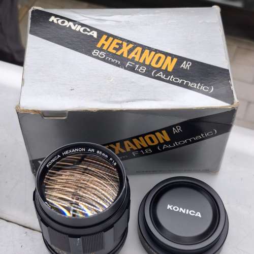 KONICA HEXANON AR 85MM F1.8 FULL SET