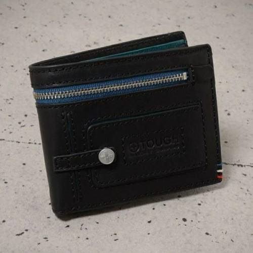 全新 TOUGH Jeansmith PICTURE FRAME 系列經典復古真皮二折男士短夾