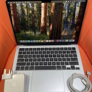 99.99%New MacBook Air 13吋 2025年 M4 16+256SSD 藍色 香港行貨 蘋果保養到2026年...