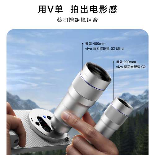 (少量現貨）全新🆕vivo X300 Ultra 攝影師套裝 /專業影像手柄 / 蔡司增距鏡 G2 / 蔡...