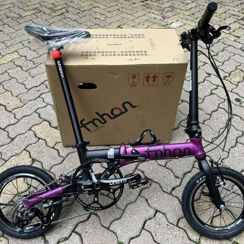 風行 1403 鋁合金車架 外3速 14吋 折叠車 送叮叮水架前後蛙燈