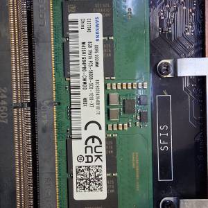 8GB ddr5 5600 另外有 512GB M,2 NVME/有問題ASUS V500MV底板連13th i3-1315U cpu /...