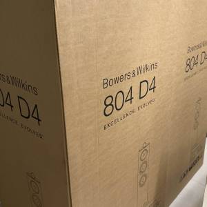 B&W 804D4 原裝盒兩個