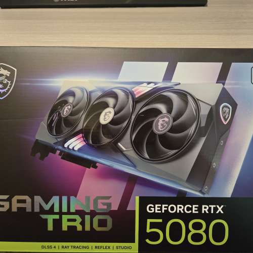 MSI GeForce RTX 5080 16G GAMING TRIO OC 顯示卡