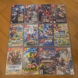 Switch games 12隻 全部有中文