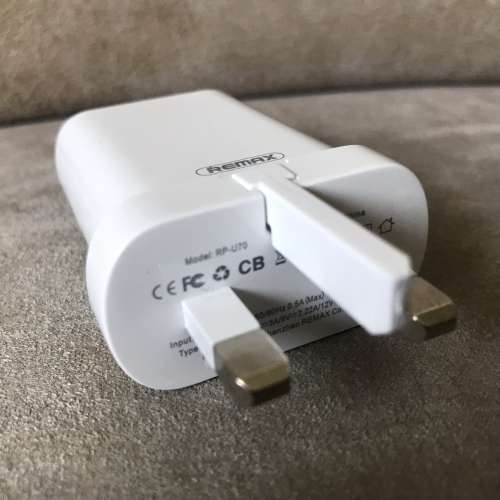 📱  REMAX RP-U70 Power Adapter USB TYPE C Mobile Charger USED 充電器 快充 🎧