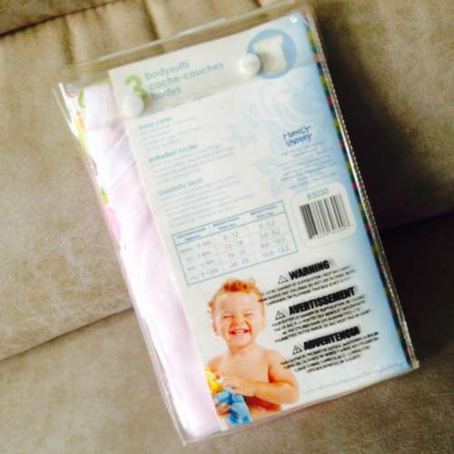 👶 HONEY BUNNY Baby Bodysuit 3pc Gift Set 3-6 months MIX NEW 嬰兒連體衣3件套👶