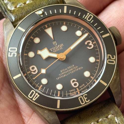 近全新 TUDOR 青銅腕錶 79250BA 已於2025年7月回原廠作全面保養 可放心長期使用 共...