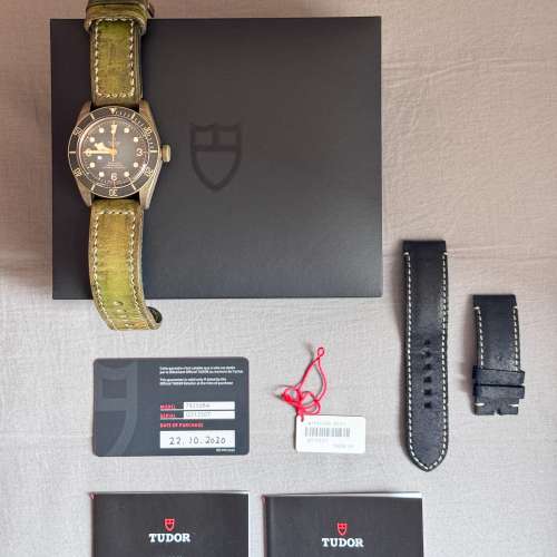 近全新 TUDOR 青銅腕錶 79250BA 已於2025年7月回原廠作全面保養 可放心長期使用 共...