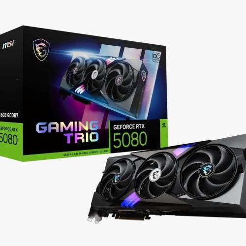 MSI GeForce RTX 5080 16G GAMING TRIO OC 顯示卡