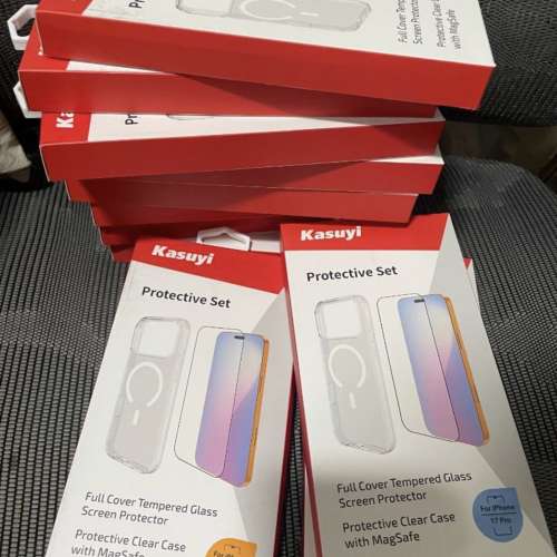 Kasuyi iPhone 17 Pro Max iphone 17 pro 手機殼 連鋼化 玻璃貼 保護貼