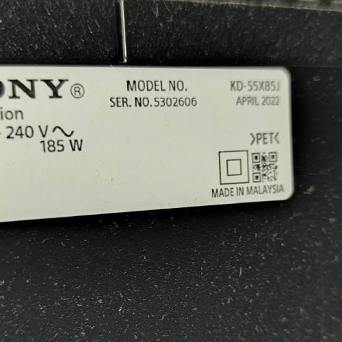 sony 55x85j 電視