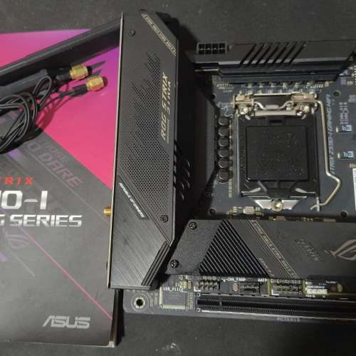 ITX主版 ROG STRIX Z590-I GAMING WIFI ((正版Window11Pro啟動碼)) Socket 1200