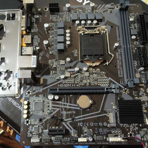 技嘉 H510M H Micro-ATX 主版 (正版Window11Pro) Socket 1200