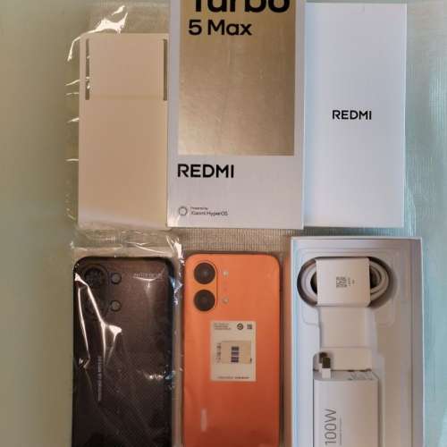 全新國行 Xiaomi 小米 紅米 Redmi Turbo 5 Max 5G (12+256GB) 橙色