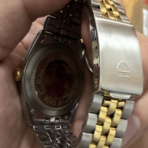 「古董帝舵 Tudor Prince Oysterdate 75203N 罕見金布紋面 勞底勞把 經典金銀潤」 ...