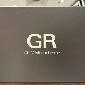 全新行貨 Ricoh GR IV Monochrome Digital Camera GR4 黑白機