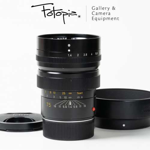 || Leica Summilux-M 75mm F1.4 - v1 / Canada with lens hood ||