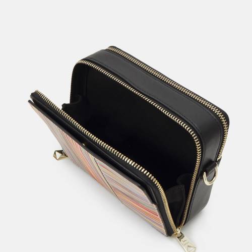 Paul Smith 真皮招牌條紋crossbody bag
