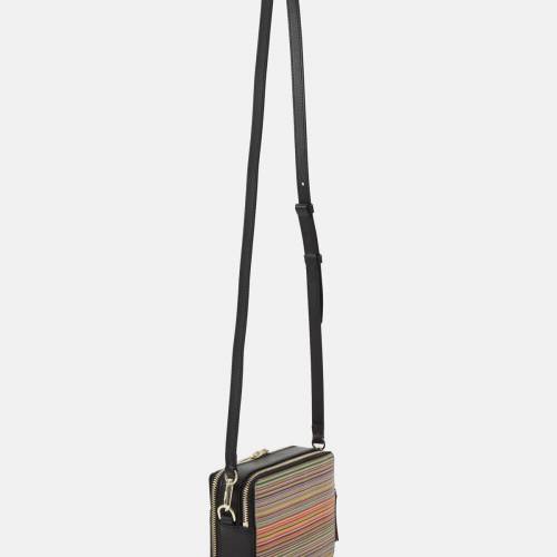 Paul Smith 真皮招牌條紋crossbody bag