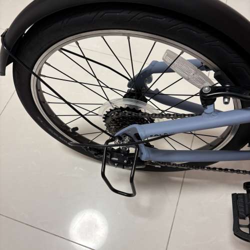 decathlon 20"1x7段變速 摺疊單車 FOLD 500 - 紫色 , 99.9%新