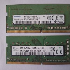 Samsung + SK Hynix 8GB DDR4 Notebook Ram