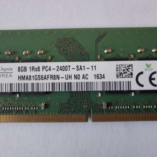 Samsung + SK Hynix 8GB DDR4 Notebook Ram