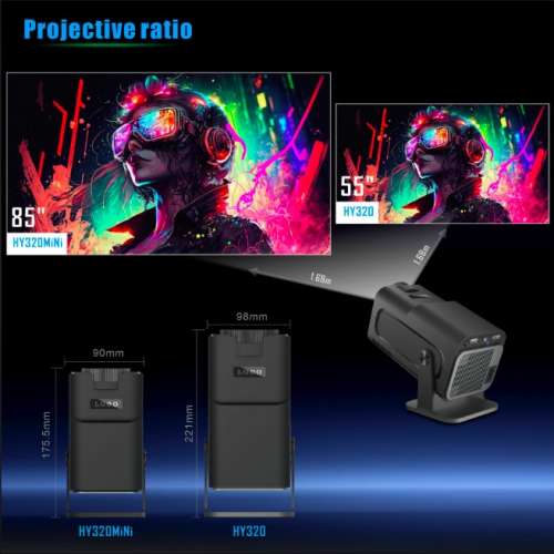 Magcubic HY320 Mini projector 📽️    Tiny BUT Mighty ( Magcubic - Authentic)