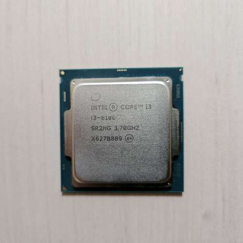 經典六代 Intel i3-6100 帶內顯 100% 正常拆機