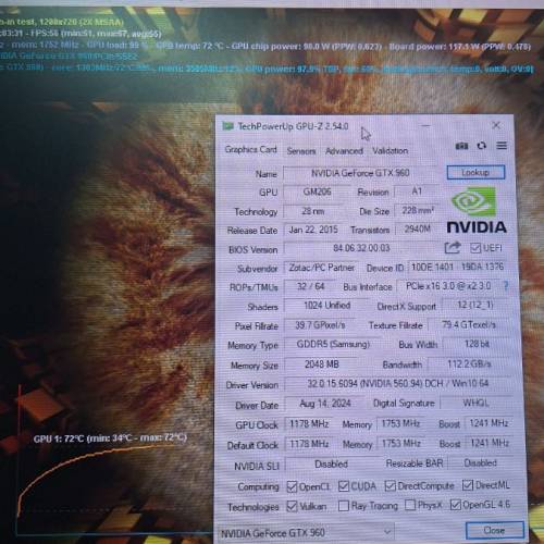 ZOTAC GTX 960 2GB