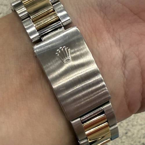 好𠃊靚😆 Rolex 16203 金鋼 靓白面羅馬鑽石字 3135機芯 T頭 78363金鋼帶11格 平到...