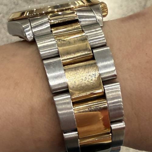 好𠃊靚😆 Rolex 16203 金鋼 靓白面羅馬鑽石字 3135機芯 T頭 78363金鋼帶11格 平到...