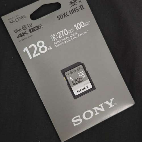 Sony SDXC UHS-II 128GB SD 記憶卡