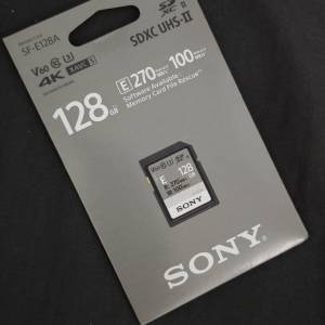 Sony SDXC UHS-II 128GB SD 記憶卡