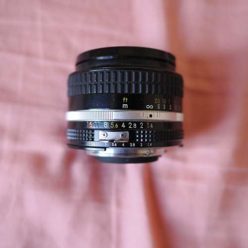 Nikon 50mm 1.4 ais manual focus F mount lens
