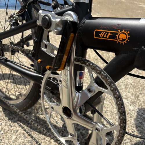 DAHON HIT (KBA061)  大行20吋摺疊單車黑色 (單車有改裝過)