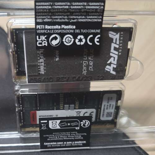 Kingston FURY Impact 32GB (2x16GB) 5600MT/s DDR5 CL40 Laptop Memory Kit of 2 | L